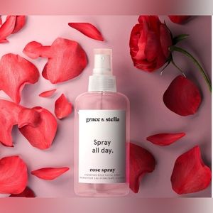 grace & stella Spray all day. Rose Spray the ultimate facial mist. 240ml.